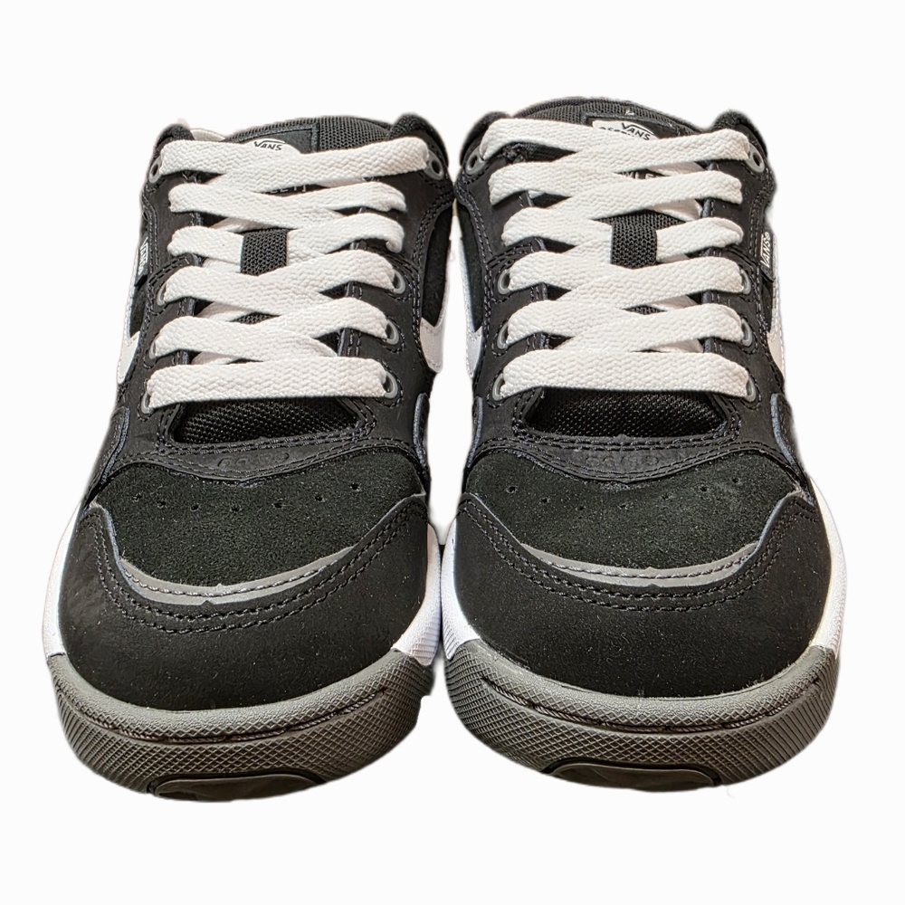 Rowley Xlt Vans Classic Black and White Skate Shoes - Picture 5 of 8